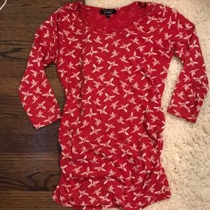 ASOS A New Look Maternity Hummingbird Pattern Top